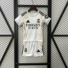 Camiseta y Pantalón Fútbol Niños Real Madrid Primera Equipación 2025-2026