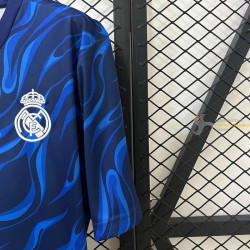 Camiseta Fútbol Real Madrid Entrenamiento Azul 2025-2026