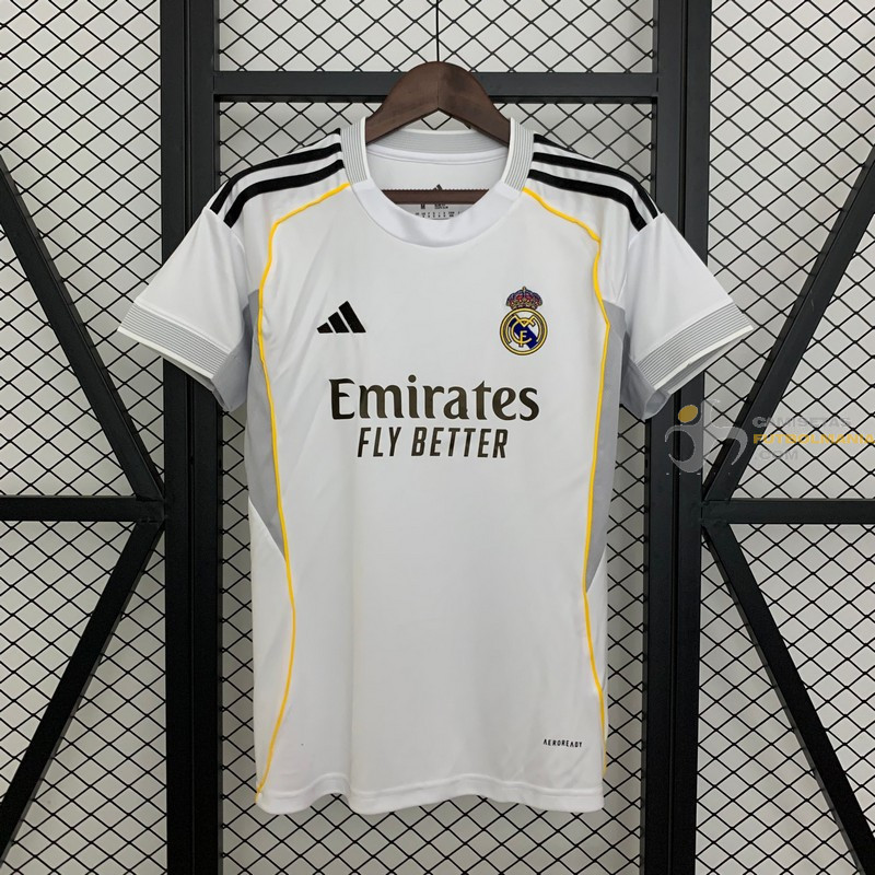 Camiseta Fútbol Mujer Real Madrid Primera Equipación 2025-2026