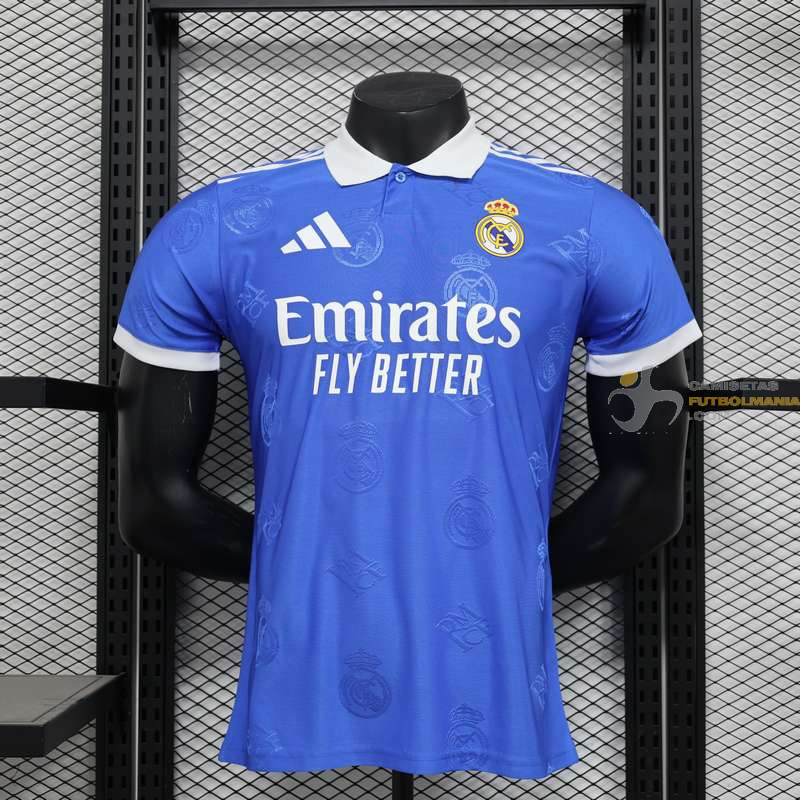 Camiseta Fútbol Real Madrid Edición Especial Azul Versión Jugador 2025-2026