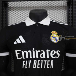 Camiseta Fútbol Real Madrid Edición Especial Negra Versión Jugador 2025-2026