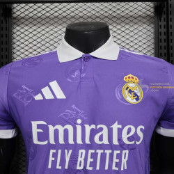 Camiseta Fútbol Real Madrid Edición Especial Púrpura Versión Jugador 2025-2026