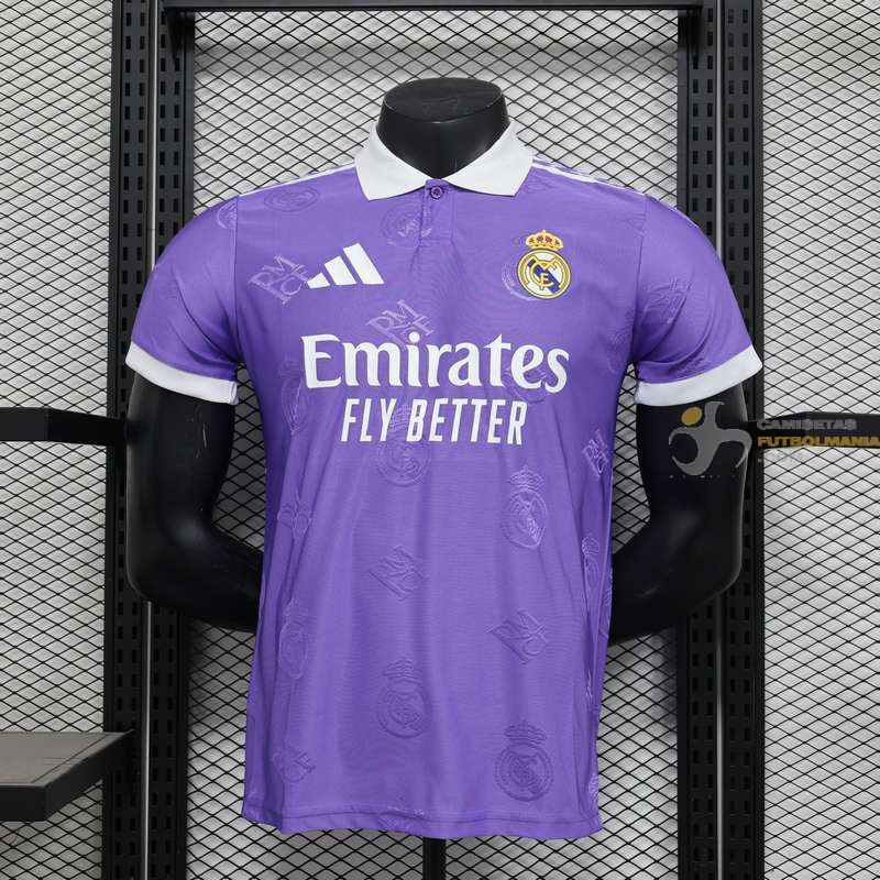 Camiseta Fútbol Real Madrid Edición Especial Púrpura Versión Jugador 2025-2026