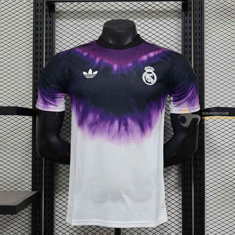 Camiseta Fútbol Real Madrid Calentamiento Versión Jugador 2024-2025