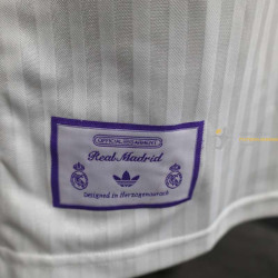Camiseta Fútbol Real Madrid Edición Especial Blanca Vintage Versión Jugador 2025-2026