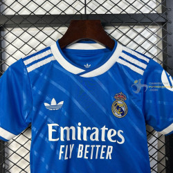 Camiseta y Pantalón Fútbol Niños Real Madrid Tercera Equipación 2025-2026