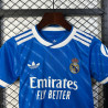 Camiseta y Pantalón Fútbol Niños Real Madrid Tercera Equipación 2025-2026
