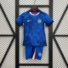 Camiseta y Pantalón Fútbol Niños Chelsea Primera Equipación 2025-2026
