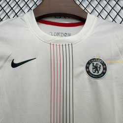 Camiseta y Pantalón Fútbol Niños Chelsea Segunda Equipación 2025-2026