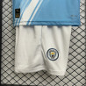 Camiseta y Pantalón Fútbol Niños Manchester City Primera Equipación 2025-2026