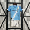 Camiseta y Pantalón Fútbol Niños Manchester City Primera Equipación 2025-2026