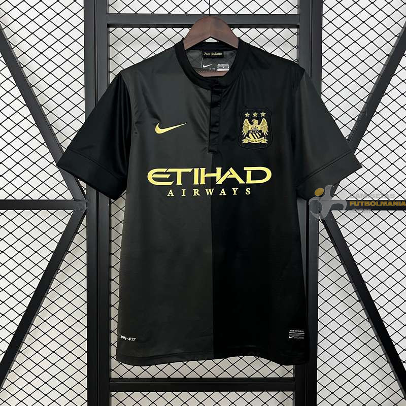 Camiseta Fútbol Manchester City Segunda Equipación Retro Clásica 2013-2014