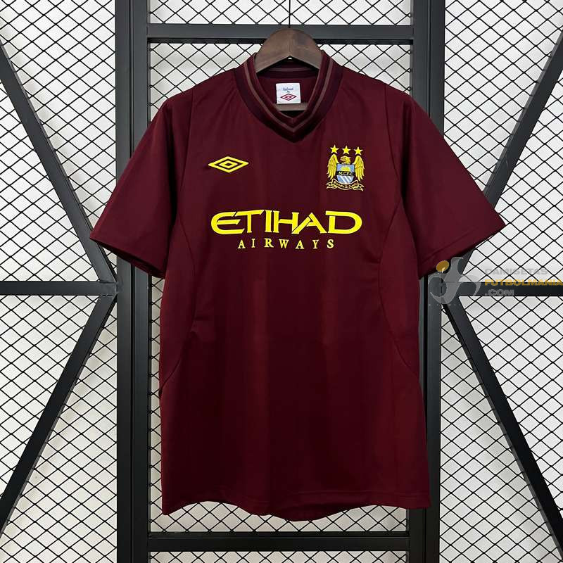 Camiseta Fútbol Manchester City Segunda Equipación Retro Clásica 2012-2013