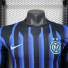Camiseta Fútbol Inter Milan Primera Equipación Versión Jugador Manga Larga 2025-2026