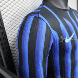 Camiseta Fútbol Inter Milan Primera Equipación Versión Jugador Manga Larga 2025-2026