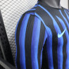 Camiseta Fútbol Inter Milan Primera Equipación Versión Jugador Manga Larga 2025-2026