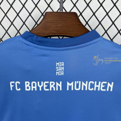 Camiseta y Pantalón Fútbol Niños Bayern Munich Portero Segunda Equipación 2025-2026