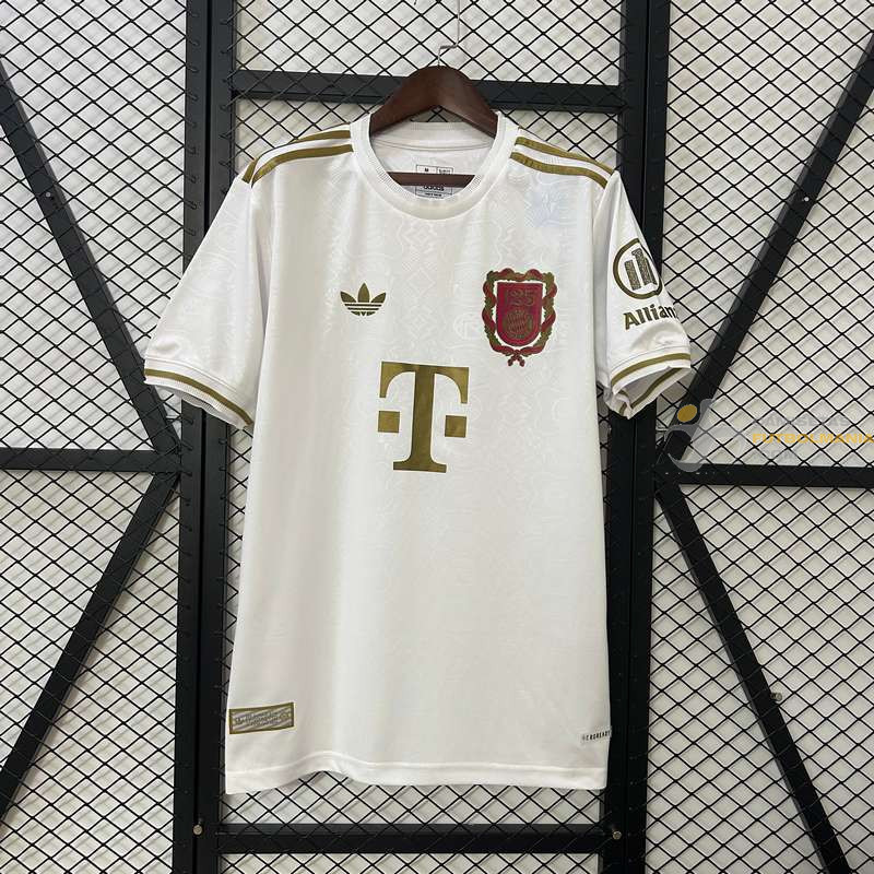 Camiseta Fútbol Bayern Munich 125 Aniversario Blanca 2025-2026