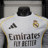 Camiseta Fútbol Real Madrid Primera Equipación Versión Jugador Manga Larga 2025-2026