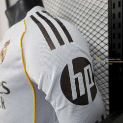 Camiseta Fútbol Real Madrid Primera Equipación Versión Jugador Manga Larga 2025-2026