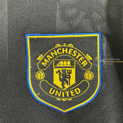 Camiseta y Pantalón Fútbol Niños Manchester United Tercera Equipación 2025-2026