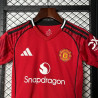 Camiseta y Pantalón Fútbol Niños Manchester United Primera Equipación 2025-2026
