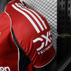 Camiseta Fútbol Manchester United Primera Equipación Versión Jugador 2025-2026