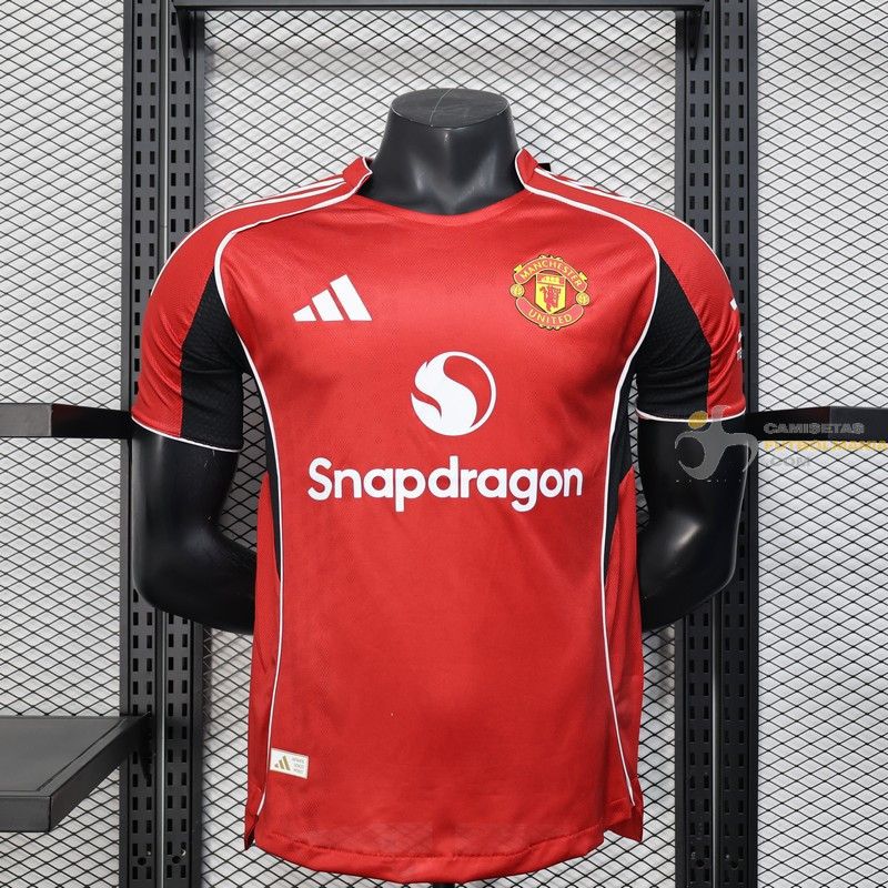 Camiseta Fútbol Manchester United Primera Equipación Versión Jugador 2025-2026