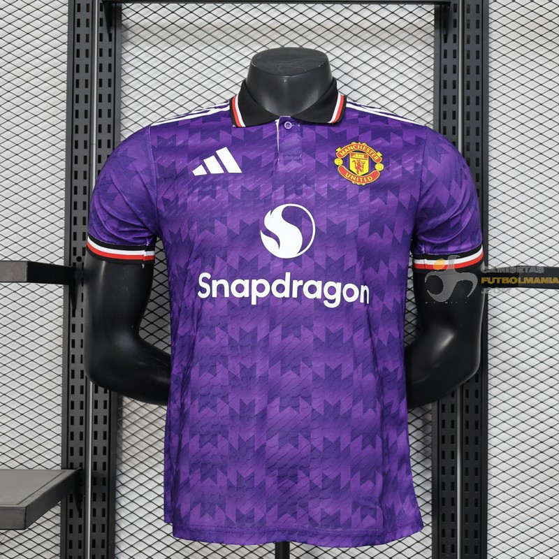 Camiseta Fútbol Manchester United Edición Púrpura Versión Jugador 2025-2026