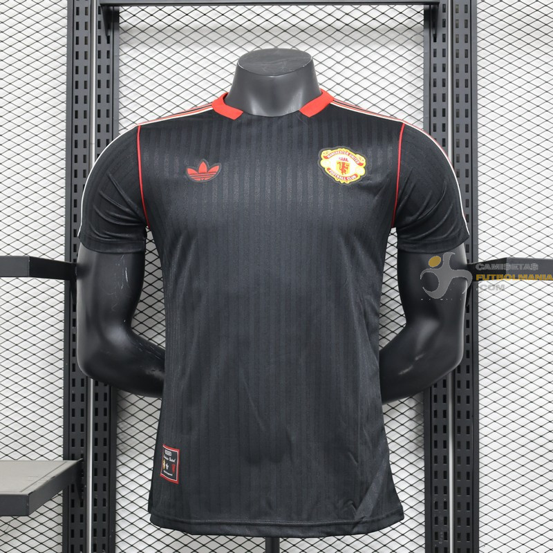Camiseta Fútbol Manchester United Edición Black Icons Versión Jugador 2025-2026