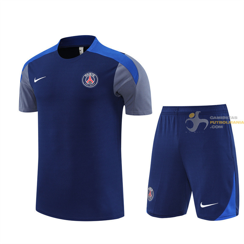 Camiseta y Pantalón Niños Paris Saint-Germain Entrenamiento Tricolor 2025