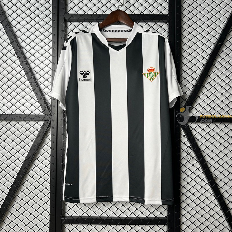 Camiseta Fútbol Betis Edición Especial Blanca Negra 2025-2026