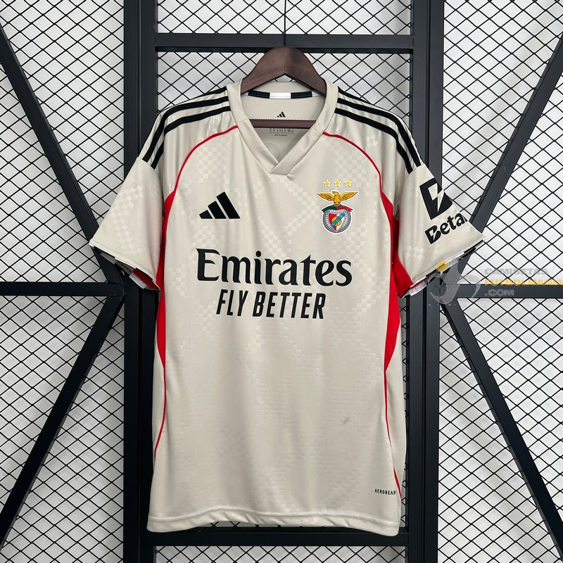 Camiseta Fútbol Benfica Segunda Equipación 2025-2026