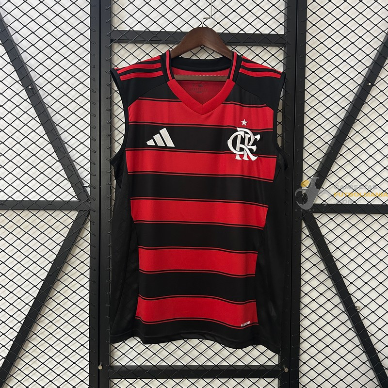 Camiseta Fútbol Sin Mangas Flamengo Primera Equipación 2025-2026