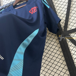 Camiseta Fútbol Flamengo Entrenamiento Azul Oscuro 2025-2026
