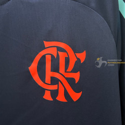 Camiseta Fútbol Flamengo Entrenamiento Azul Oscuro 2025-2026
