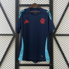 Camiseta Fútbol Flamengo Entrenamiento Azul Oscuro 2025-2026