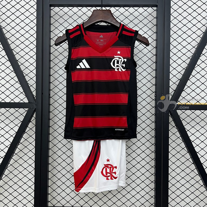 Camiseta Sin Mangas y Pantalón Niños Flamengo Primera Equipación 2025-2026