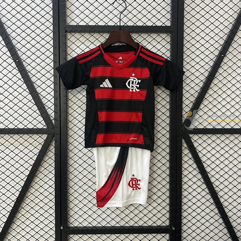 Camiseta y Pantalón Niños Flamengo Primera Equipación 2025-2026