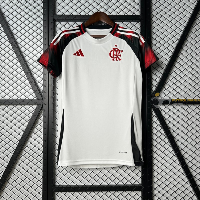 Camiseta Fútbol Mujer Flamengo Segunda Equipación 2025-2026