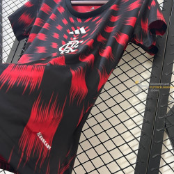 Camiseta Fútbol Mujer Flamengo Calentamiento 2025-2026