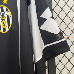 Camiseta Fútbol Juventus Negra Retro Clásica 2000-2001