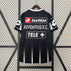 Camiseta Fútbol Juventus Negra Retro Clásica 2000-2001