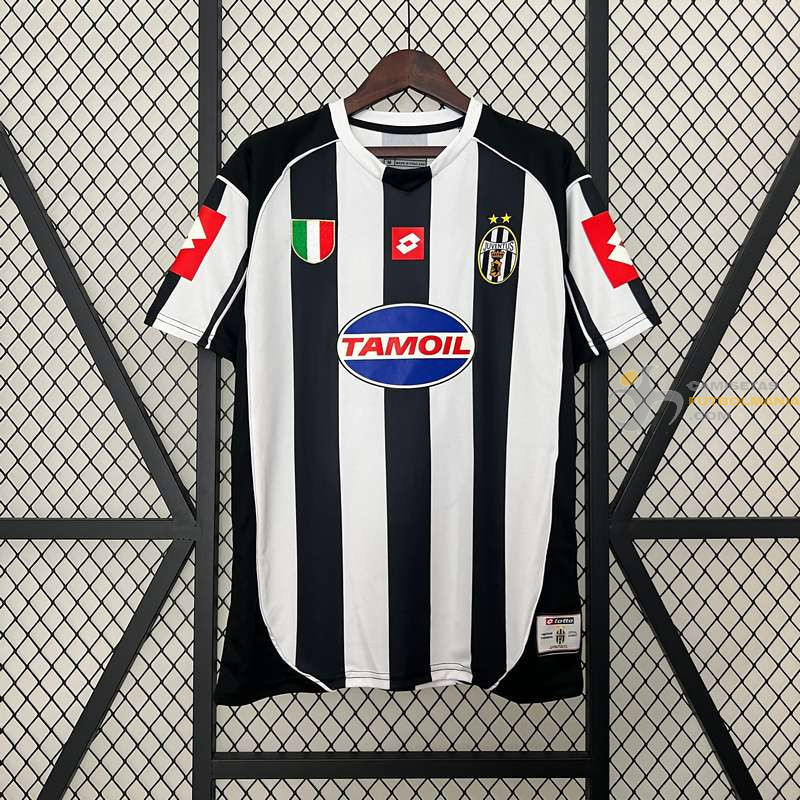Camiseta Fútbol Juventus Primera Equipación Retro Clásica 2002-2003