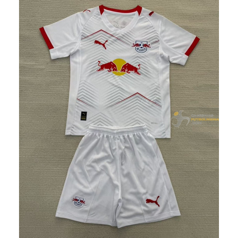 Camiseta y Pantalón Fútbol Niños Leipzig Primera Equipación 2025-2026