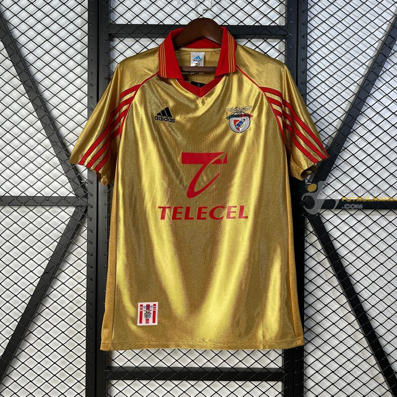 Camiseta Fútbol Benfica Segunda Equipación Retro Clásica 1998-1999