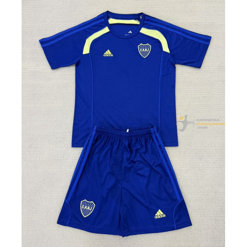 Camiseta y Pantalón Niños Boca Juniors Entrenamiento 2025-2026