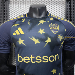 Camiseta Fútbol Boca Juniors Tercera Equipación Versión Jugador 2024-2025