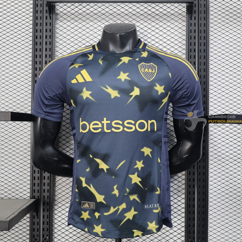 Camiseta Fútbol Boca Juniors Tercera Equipación Versión Jugador 2024-2025