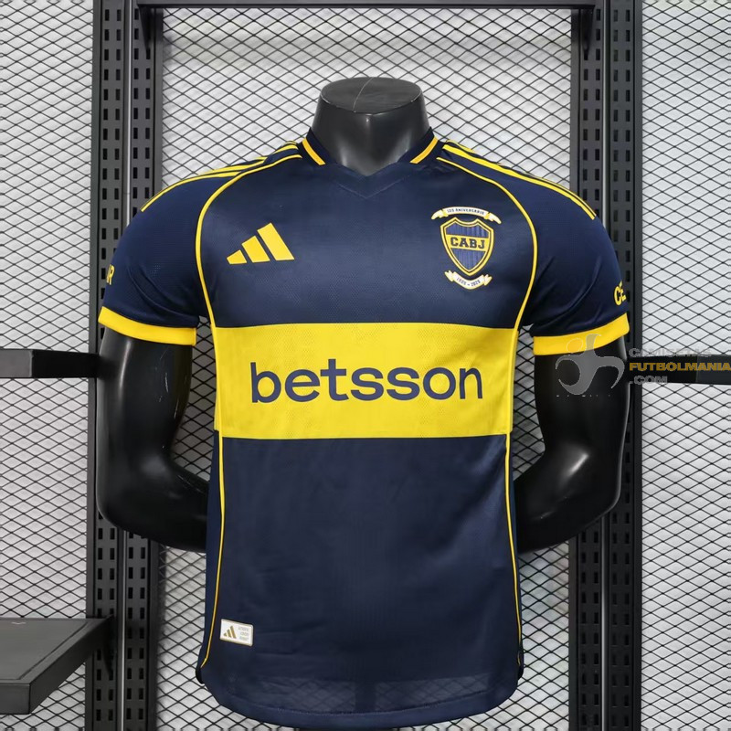 Camiseta Fútbol Boca Juniors Primera Equipación Versión Jugador 2025-2026